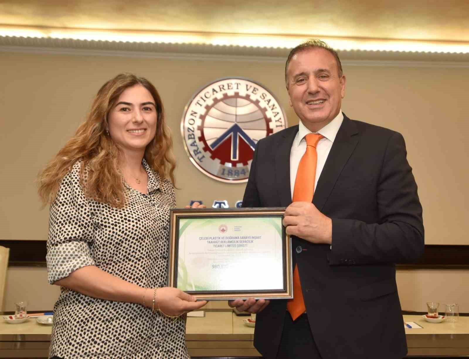 Trabzon’da ihracatçı firmalar yeşil dönüşümlerini sürdürüyor