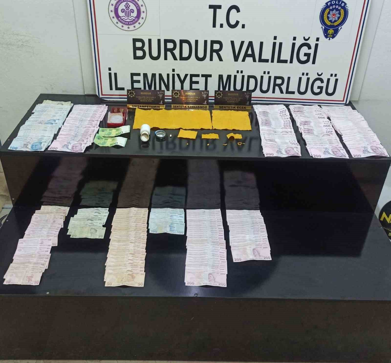 Burdur’da uyuşturucu operasyonuna 1 tutuklama