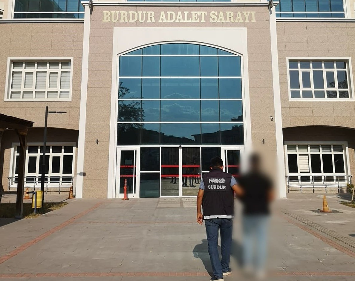 Burdur&rsquo;da uyuşturucu operasyonuna 1 tutuklama
