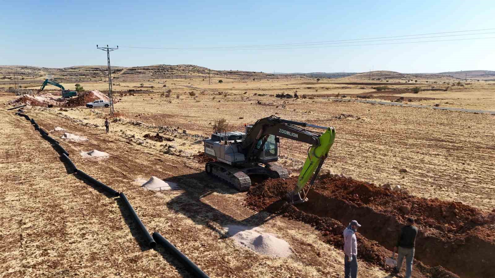 Mardin&rsquo;de bir mahalle daha atık su altyapısına kavuştu
