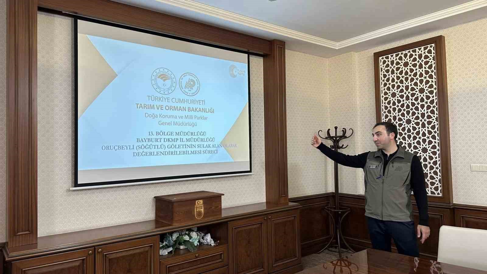 Bayburt Oruçbeyli Göleti mahalli sulak alan kapsamına alındı