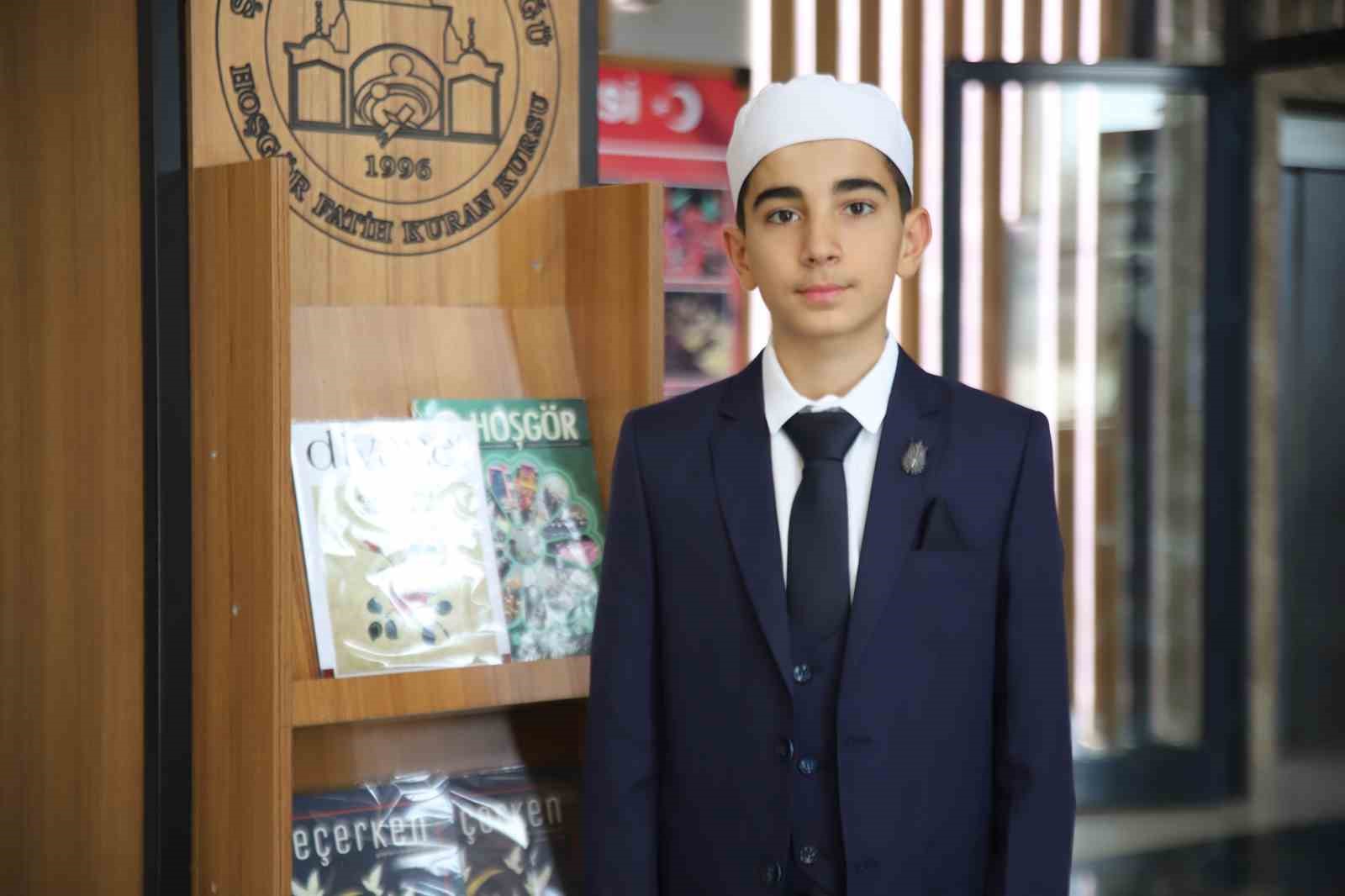 Gaziantepli hafız Dünya Hafızlık Yarışması’nda Türkiye’yi temsil edecek