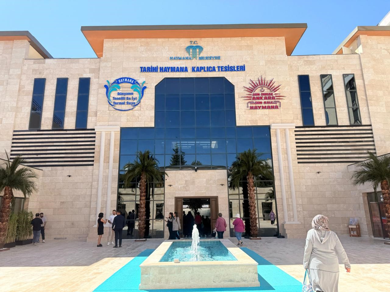 Haymana’nın yeni termal tesisine yoğun ilgi