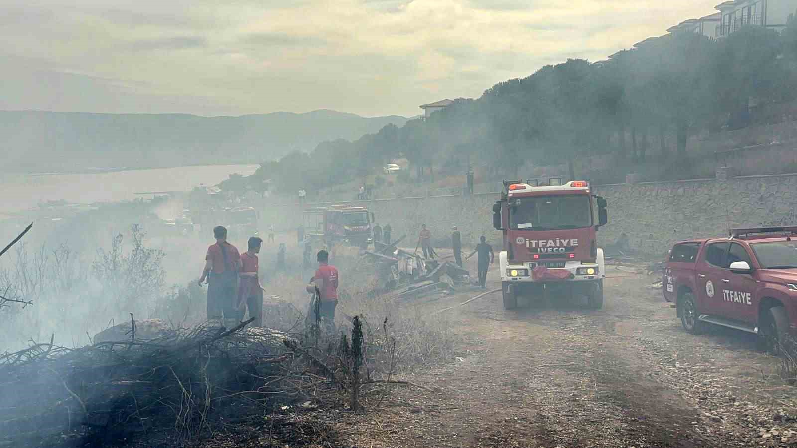 Kocaeli&rsquo;deki orman yangını 1 saatte kontrol altına alındı
