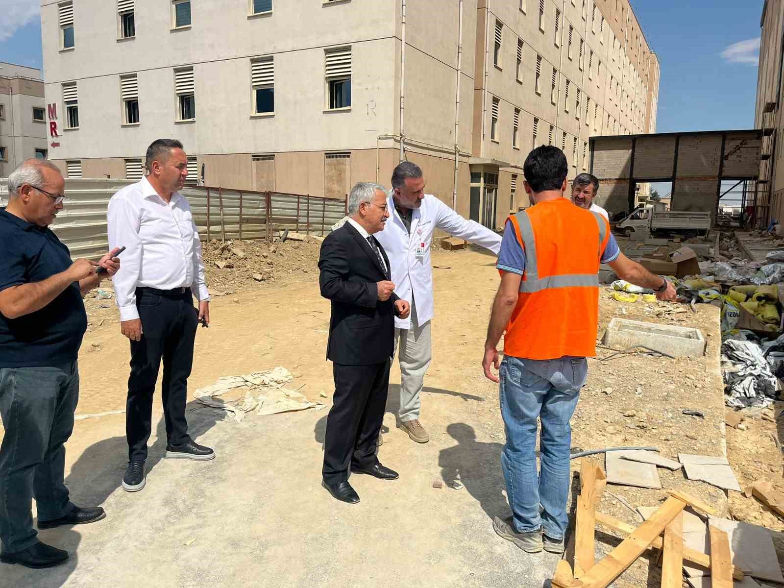 Akşehir Devlet Hastanesi ek binasında sona doğru
