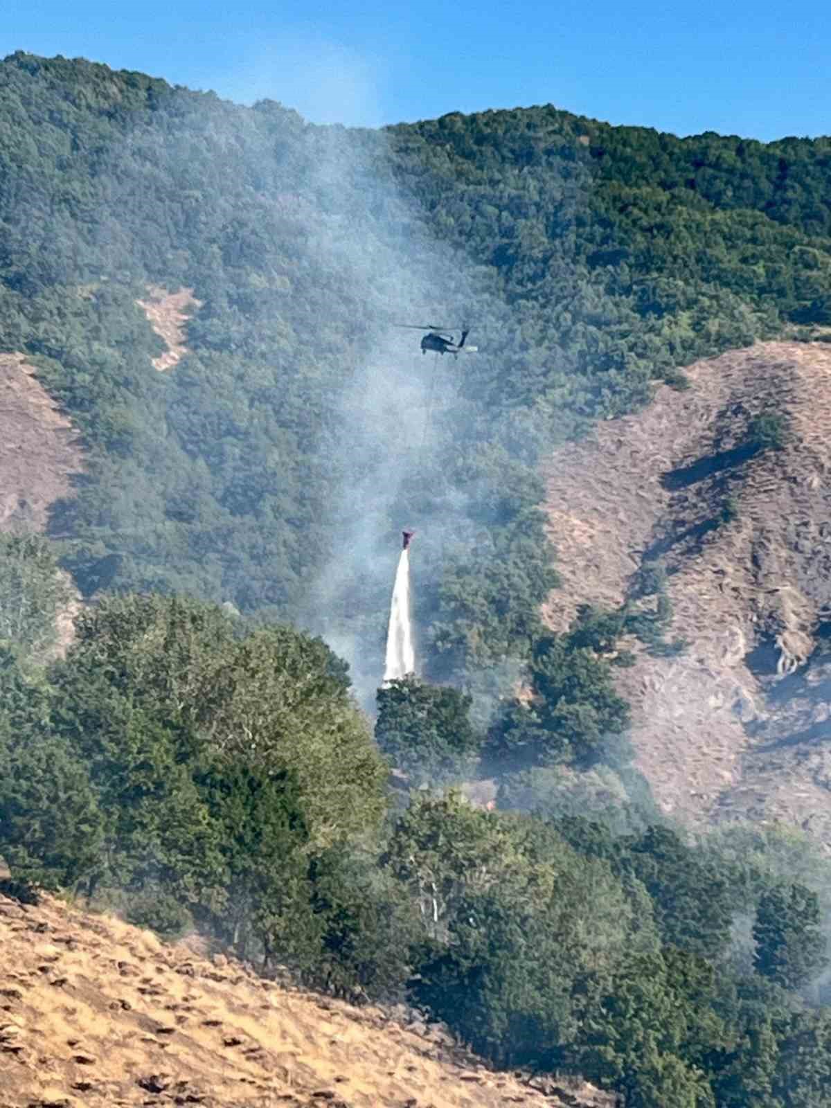 Tunceli&rsquo;de kırsal alanda &ccedil;ıkan yangın s&ouml;nd&uuml;r&uuml;ld&uuml;: Soğutma &ccedil;alışmaları s&uuml;r&uuml;yor

