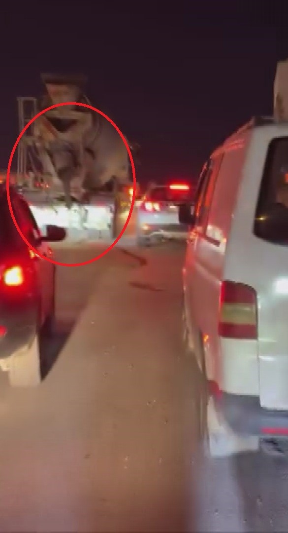Seyir halindeyken yola beton döken mikser, vatandaşları çileden çıkarttı