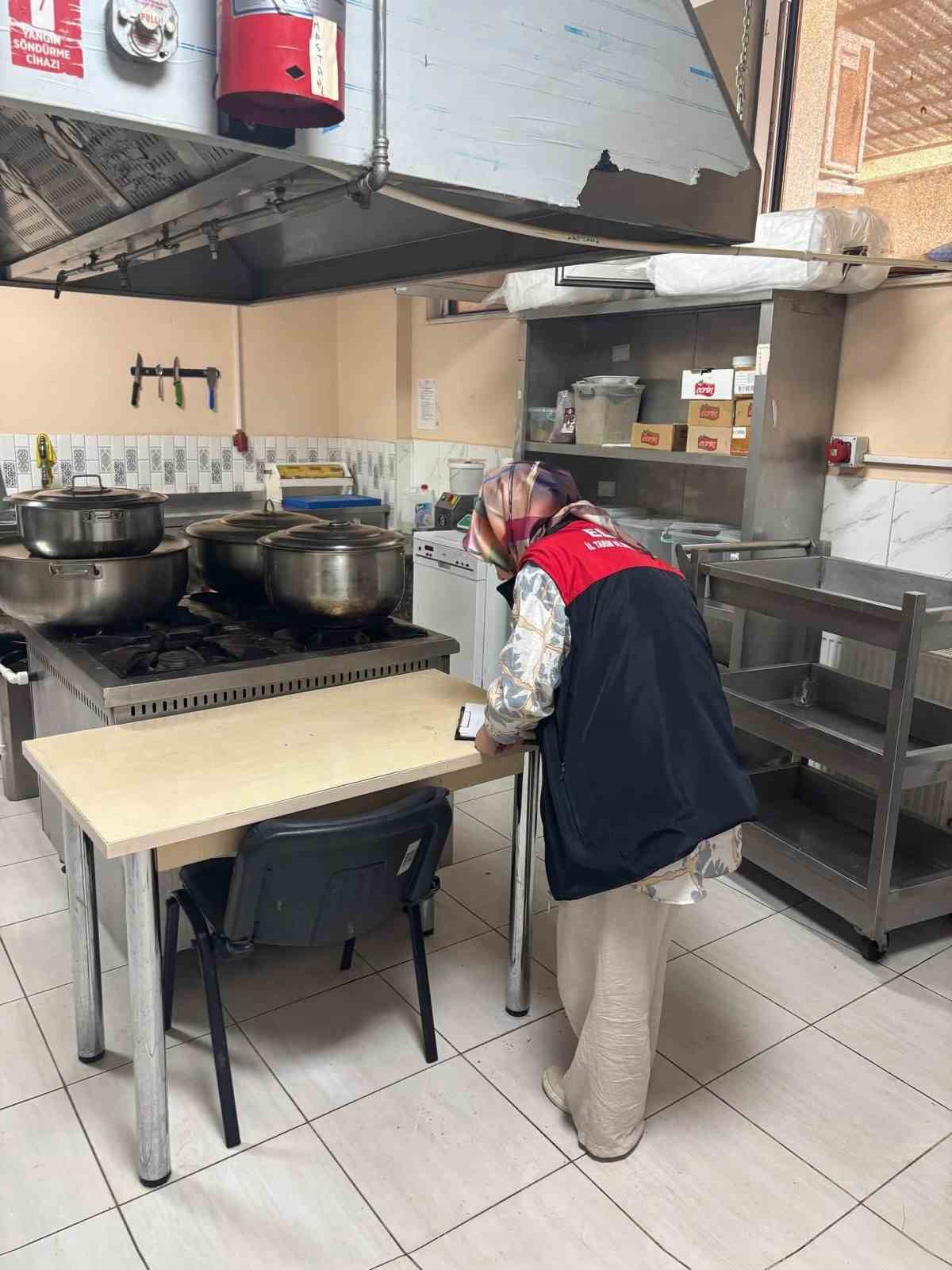 Arıcakta gıda &uuml;retim yerlerine  denetim
