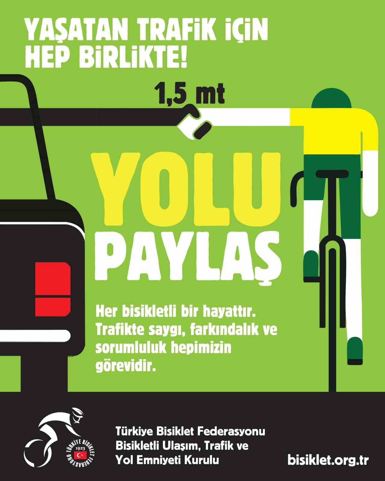 Türkiye Bisiklet Federasyonu’ndan trafikte bisikletli ölümlerine karşı eylem planı
