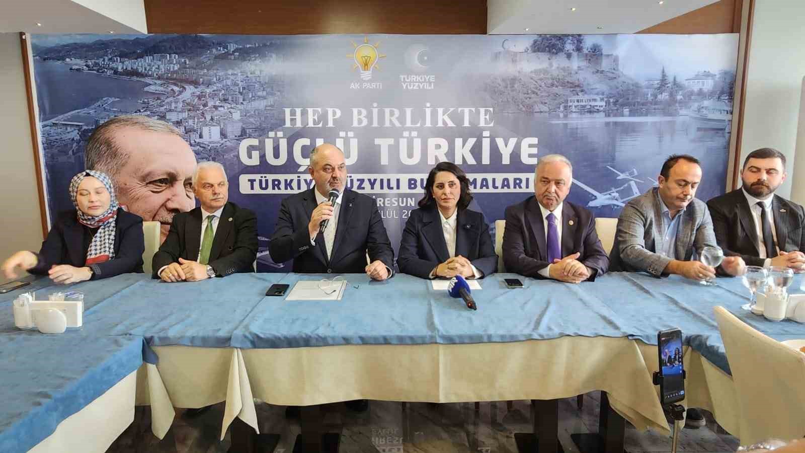AK Parti Genel Başkan Yardımcısı Tuncer: "Giresun bizi hiç yalnız bırakmadı"
