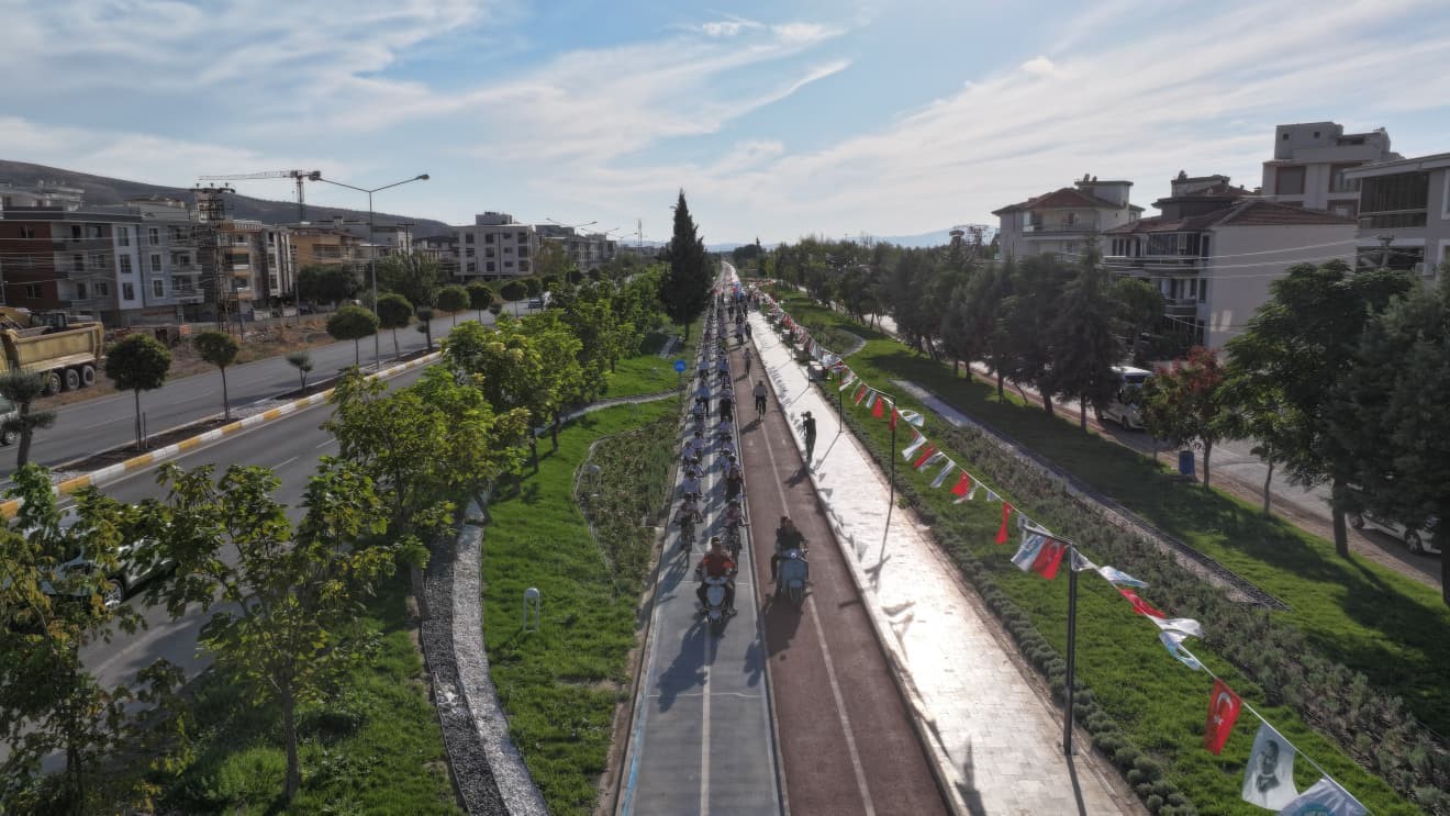 Sağlık için pedal çevirdiler