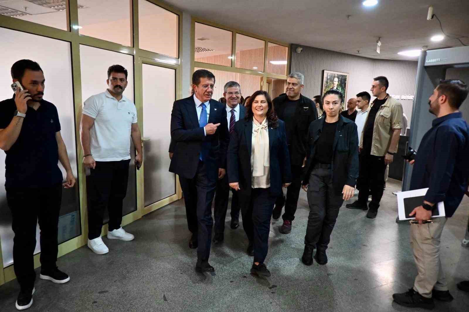 Başkan &Ccedil;er&ccedil;ioğlu, AK Parti Genel Başkan Yardımcısı Zeybekci&rsquo;yi ağırladı

