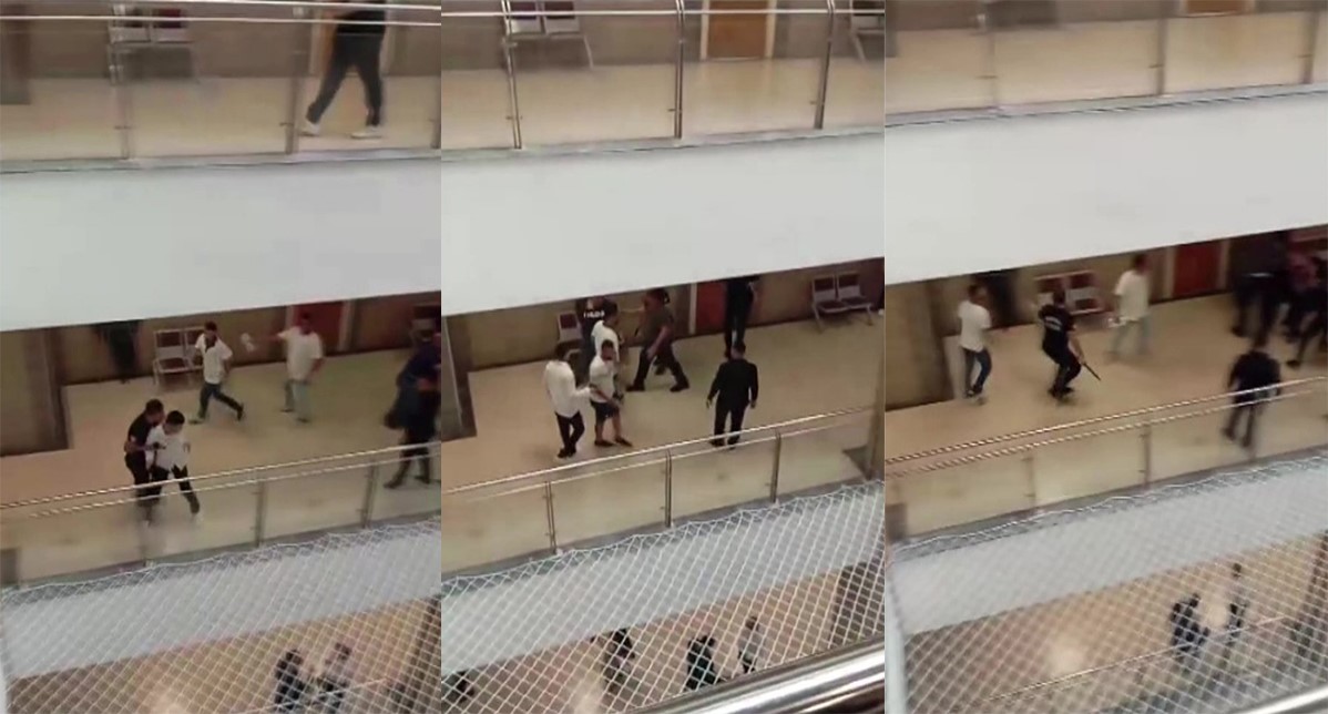 Adana Adliyesi’nde iki grup arasında kavga