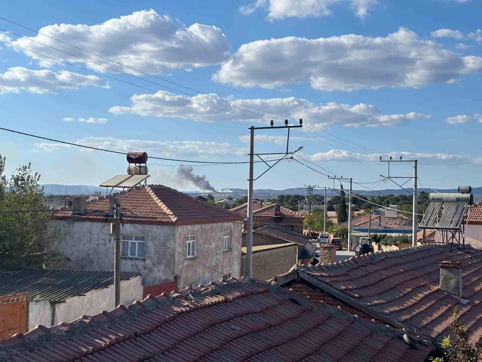 Çanakkale’de orman yangını çıktı