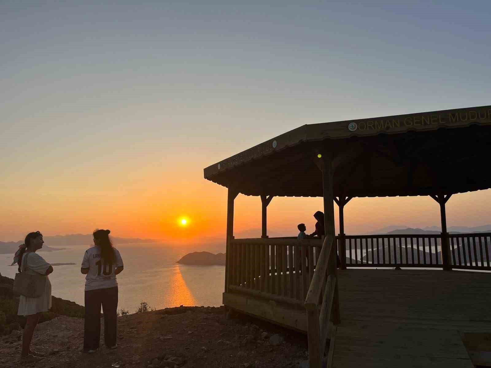Marmaris’te gün doğumu ve batımının yeni adresi belli oldu