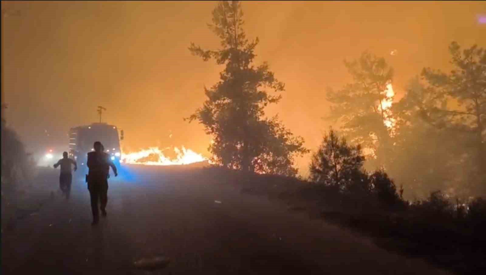 Alanya’da orman yangını