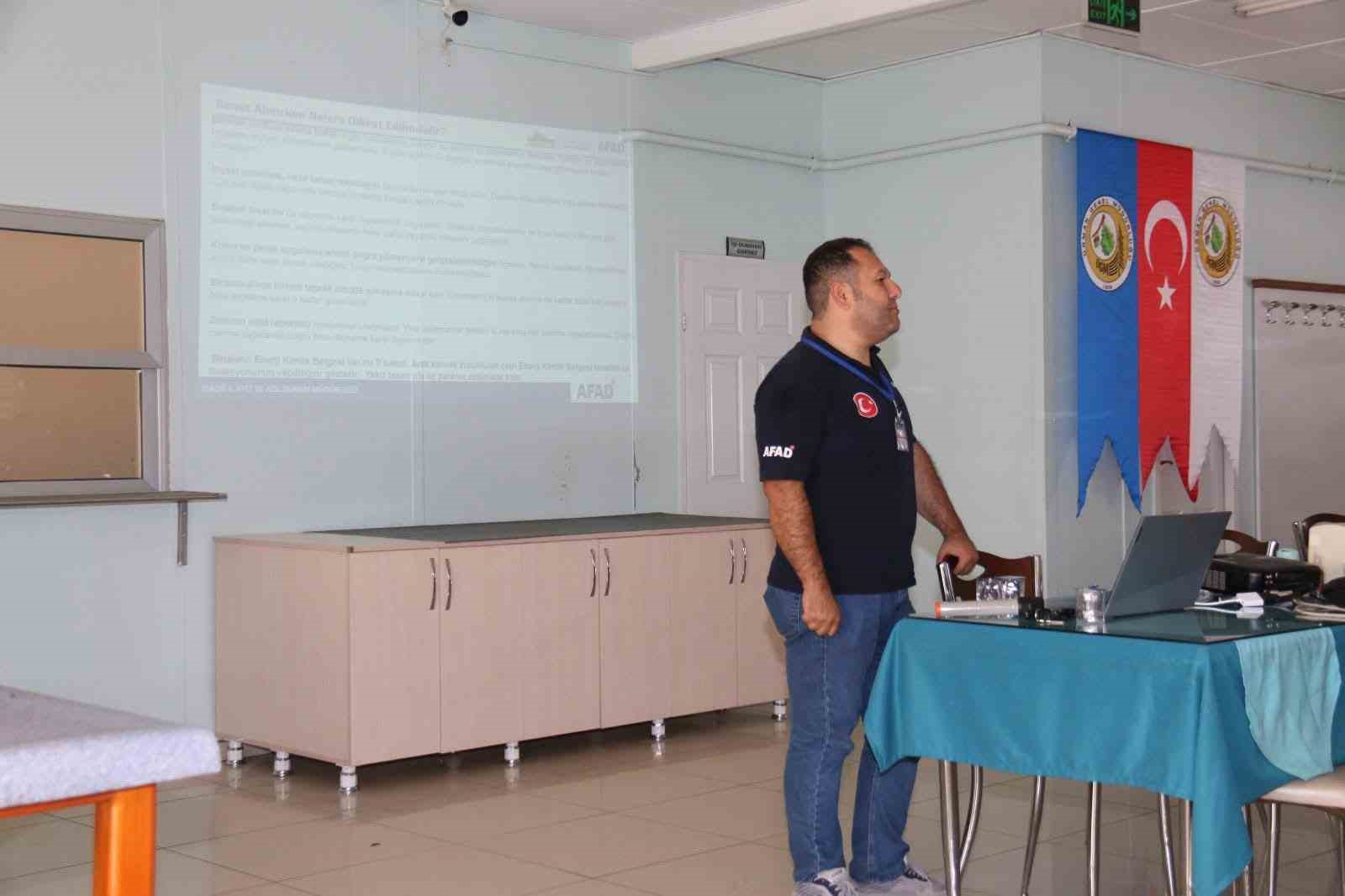 Elazığ’da afet teknik eğitimleri sürüyor
