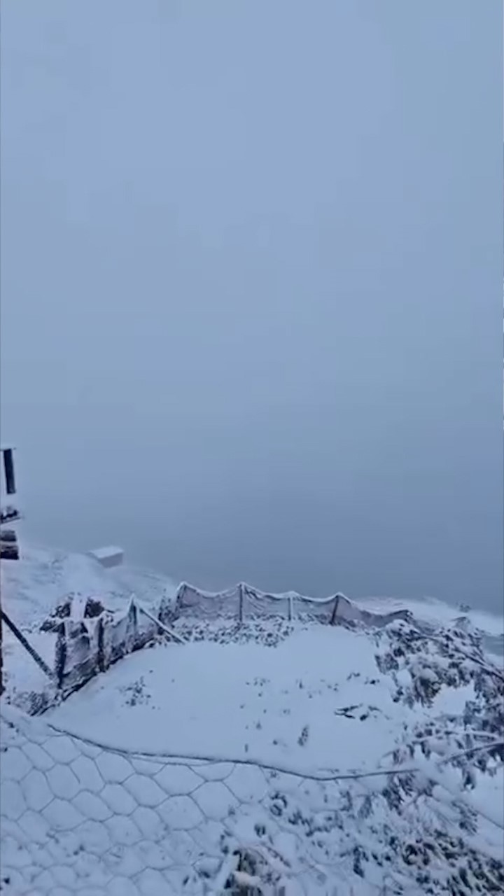 Kaçkarlar beyaz örtüyle kaplandı