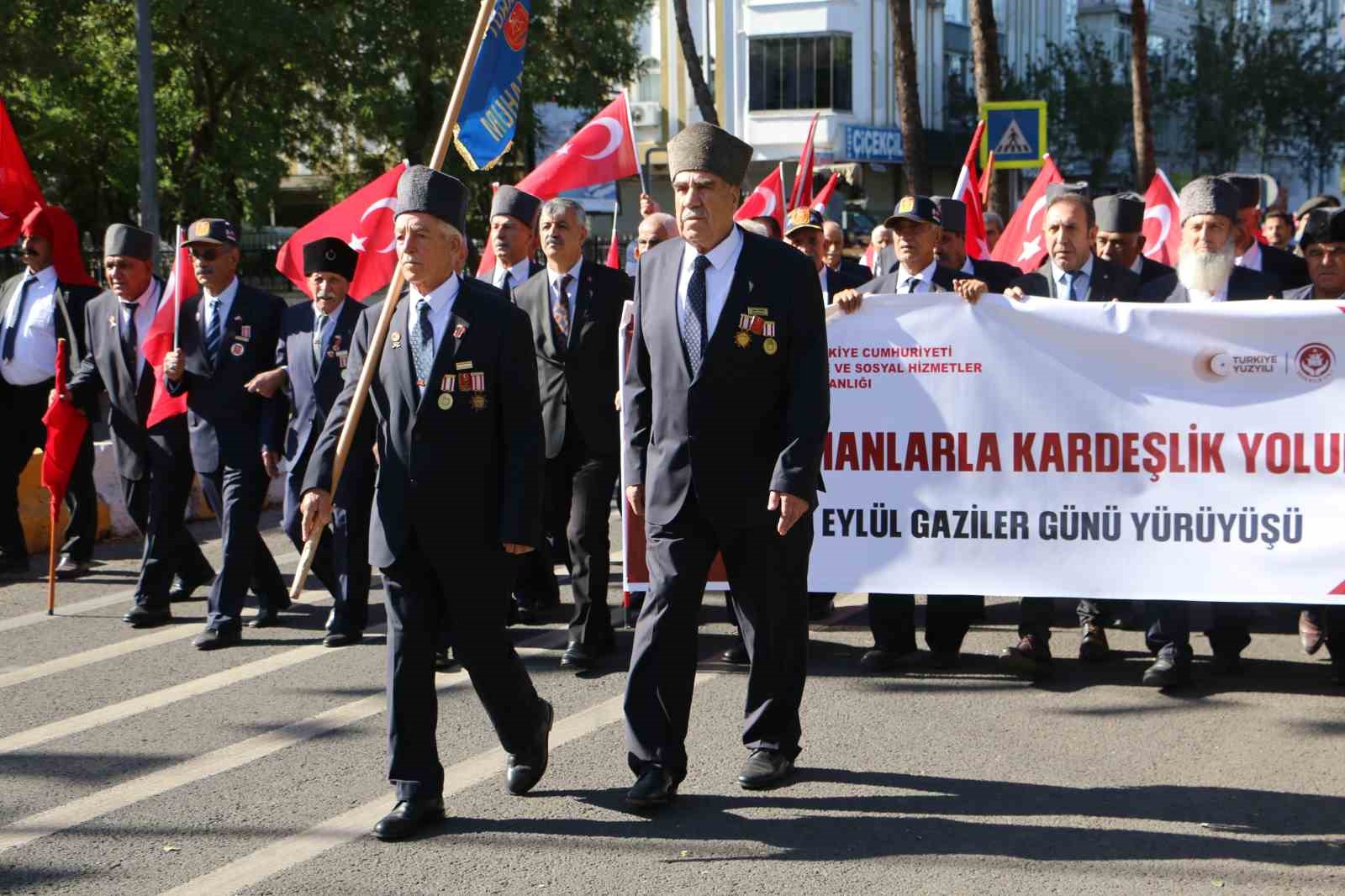 Diyarbakır’da Gaziler Günü kortej yürüyüşü gerçekleşti