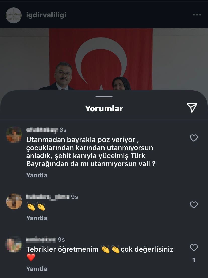 Iğdır Valisi Ercan Turan&rsquo;a hakaret
