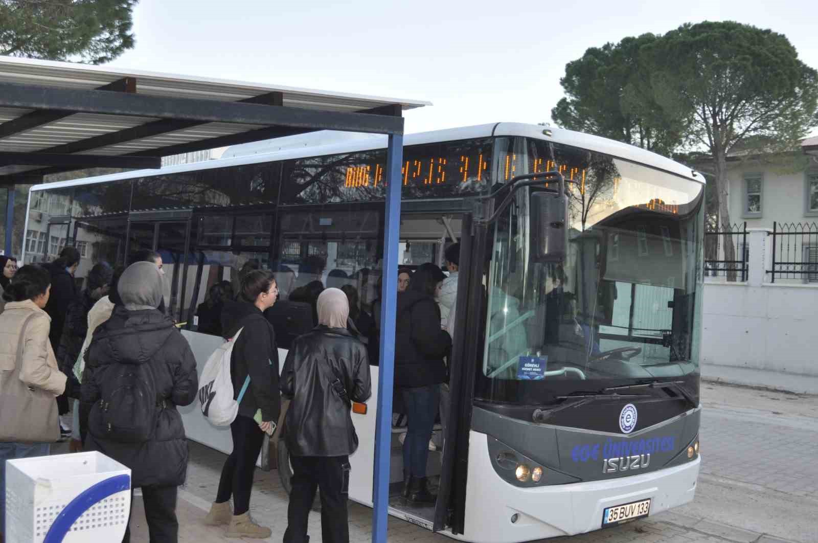 Ege Üniversitesi, kampüs içi ulaşımda öğrencilerine konforlu çözümler sunuyor
