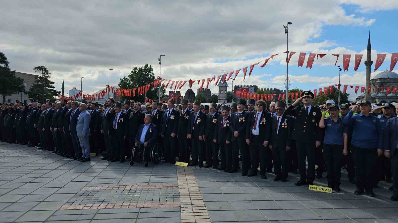 Gaziler G&uuml;n&uuml; Kayseri&rsquo;de kutlandı
