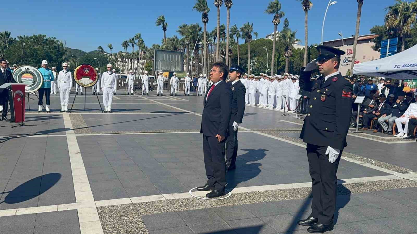 Marmaris gazilerini unutmadı