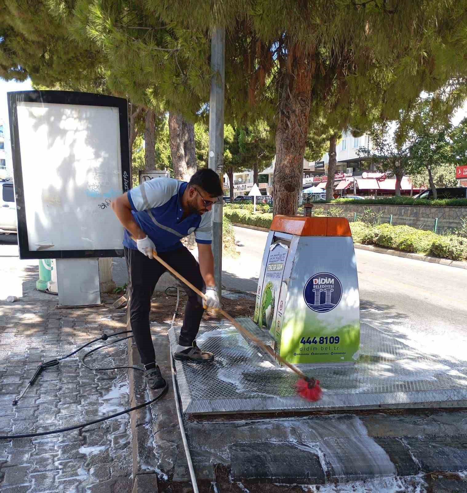 Didim Belediyesi daha temiz bir kent için çalışmalarını sürdürüyor