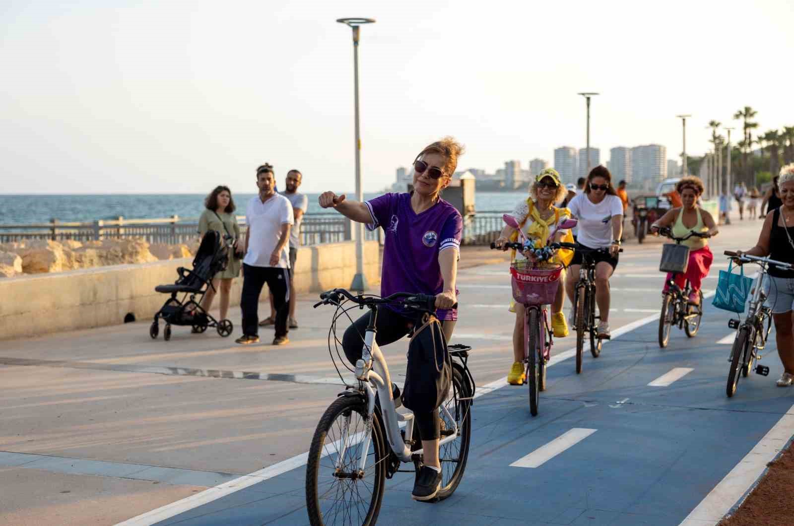 Mersinde pedallar srdrlebilir ulam iin evrildi
