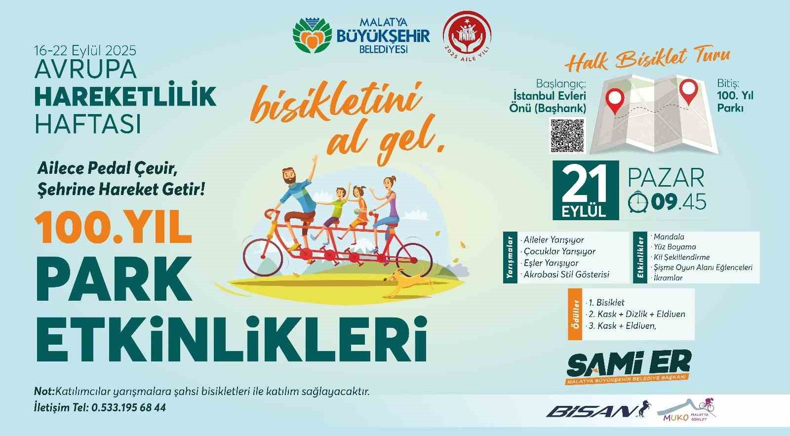 Malatya’da Avrupa Hareketlilik Haftası renkli etkinliklerle kutlanacak