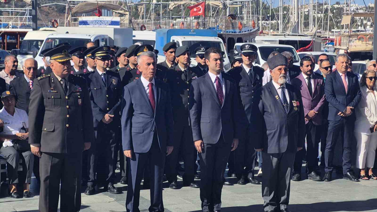 Gaziler Günü Bodrum’da tören ve ziyaretlerle kutlandı