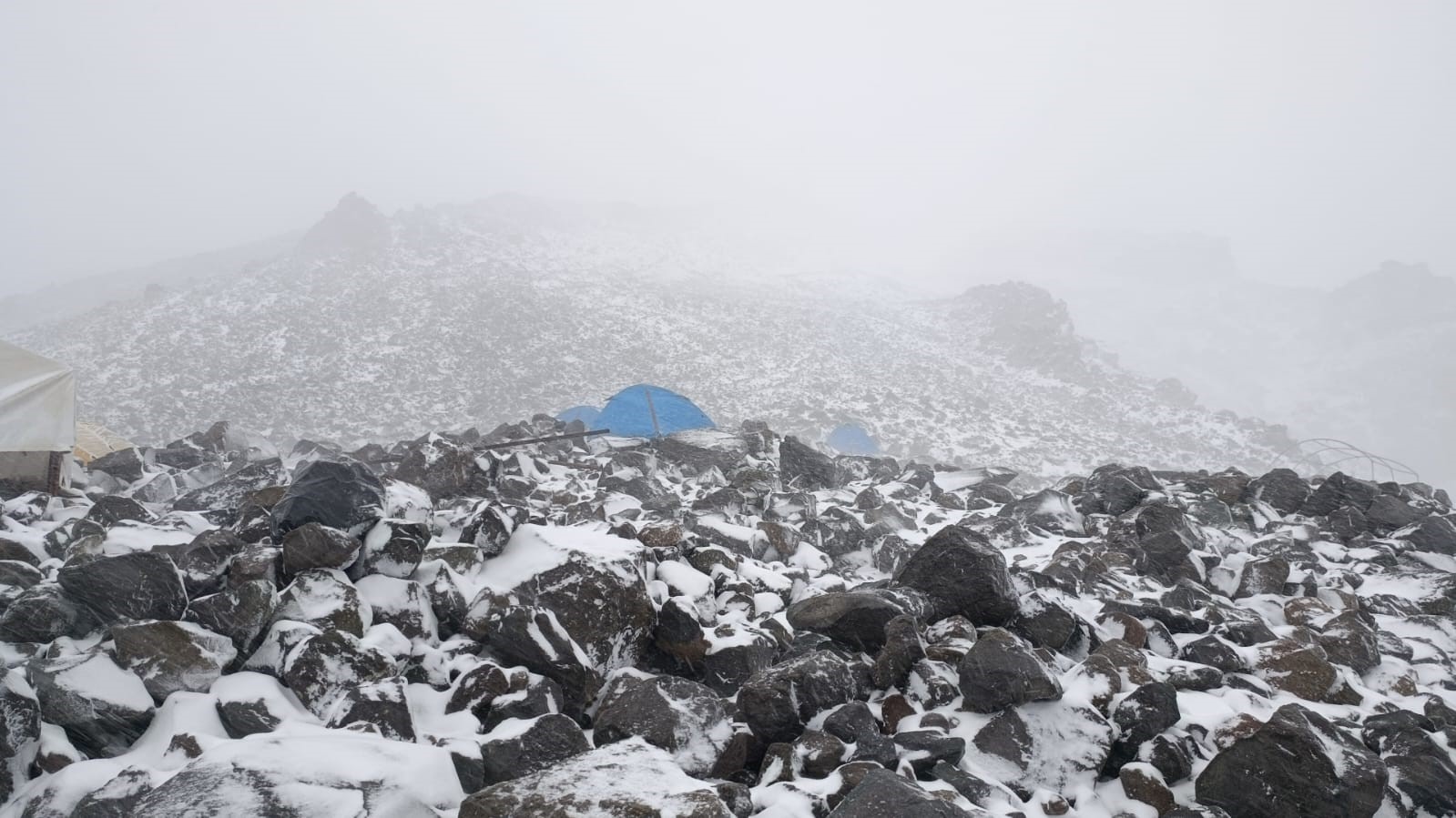 Ağrı Dağı’nda tırmanışa tipi engeli