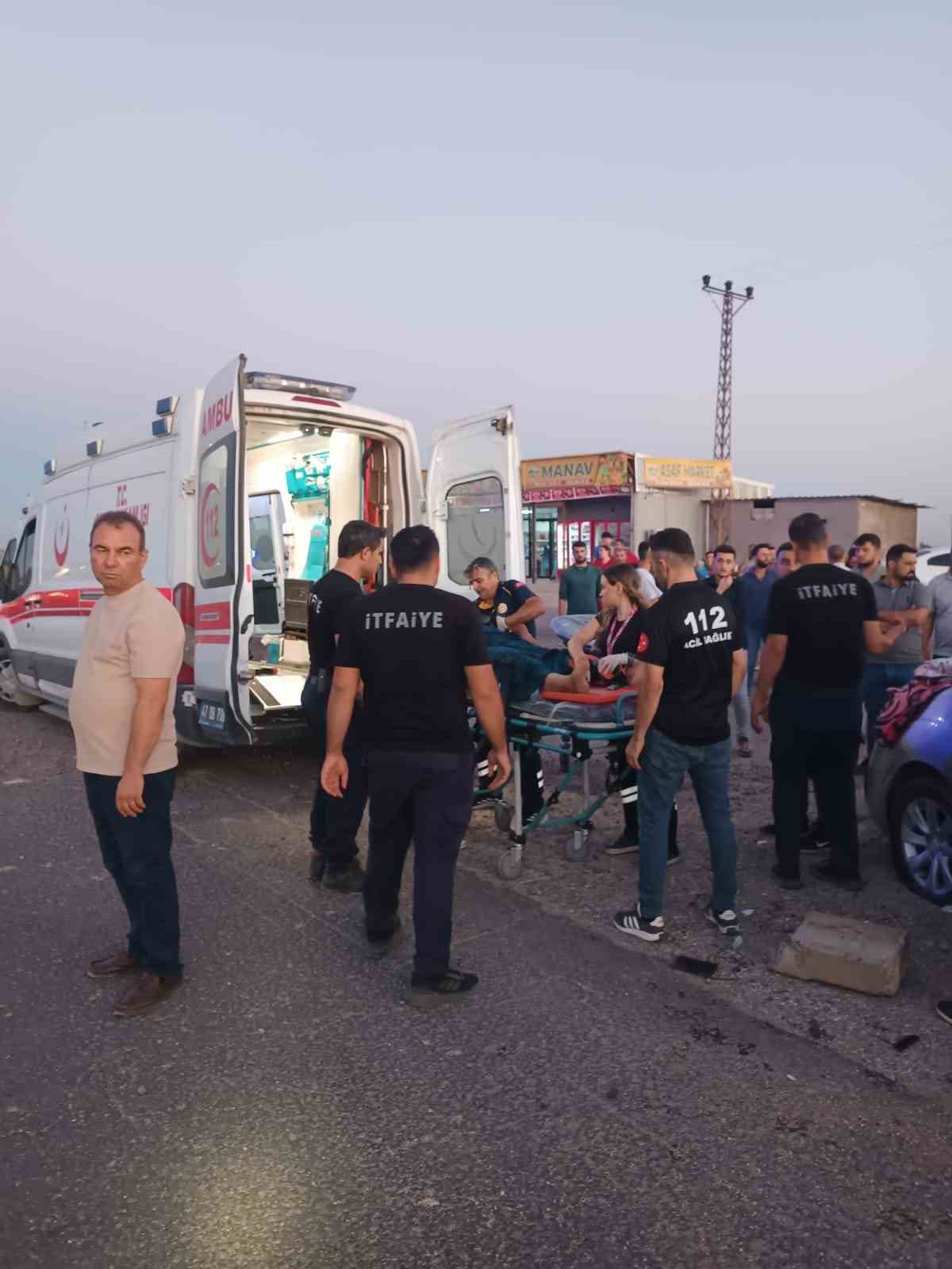 Mardin&rsquo;de zincirleme trafik kazası: 9 yaralı
