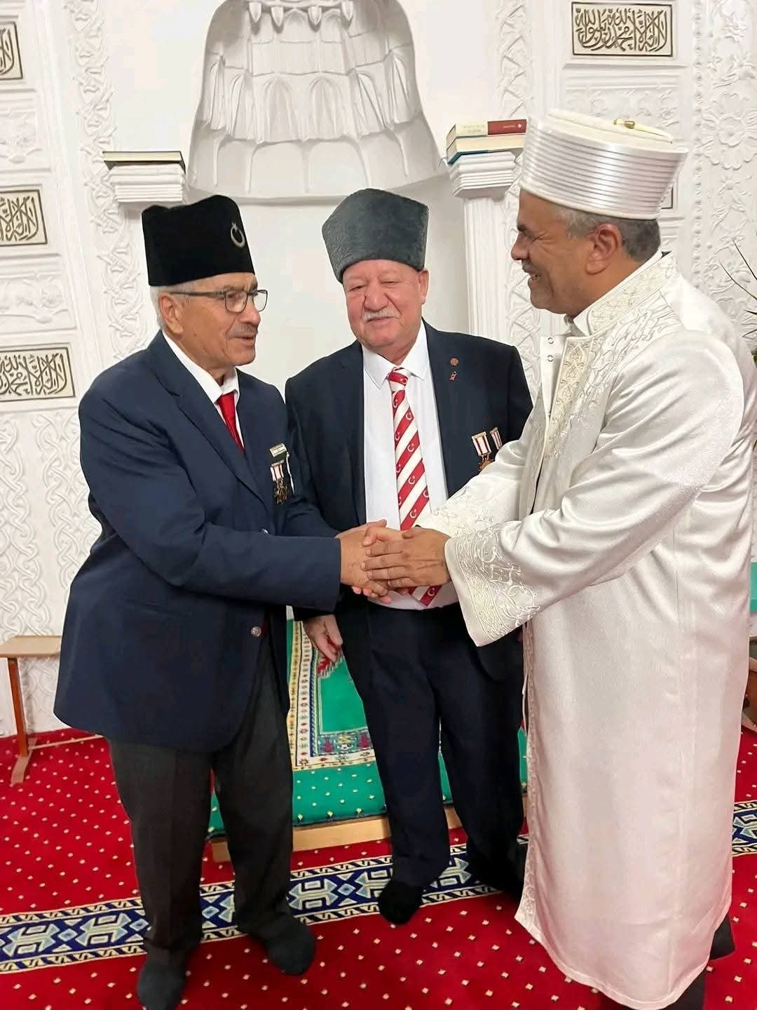 Ankara&rsquo;da gaziler sabah namazında buluştu
