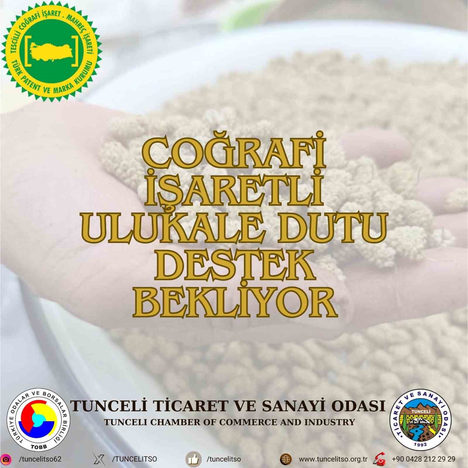 TTSO: "Ulukale dutu, ge&ccedil;imdir, emektir, gelecektir"
