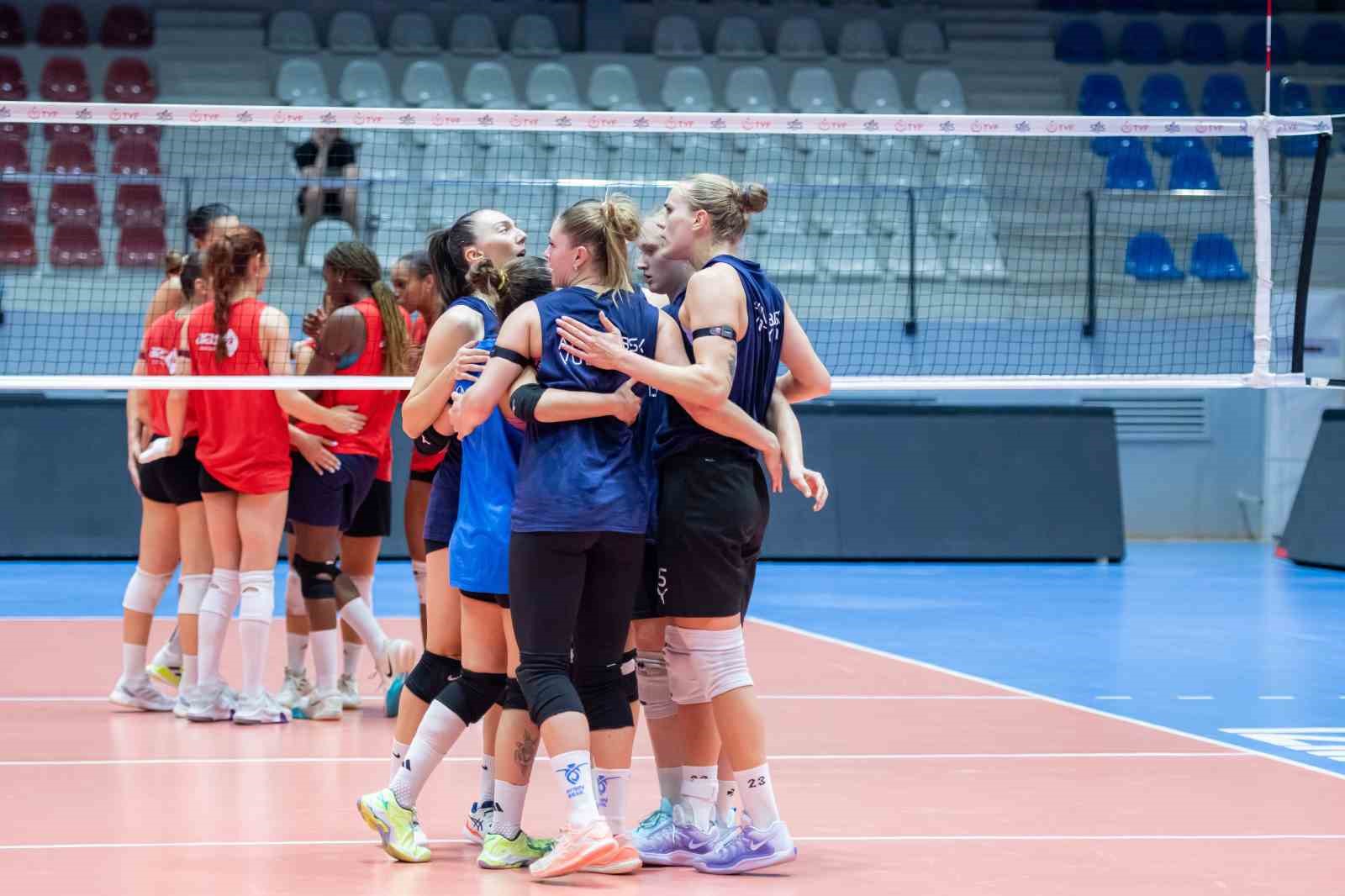 Aydın’ın Sultanları, Aras SK ile hazırlık maçında karşılaştı