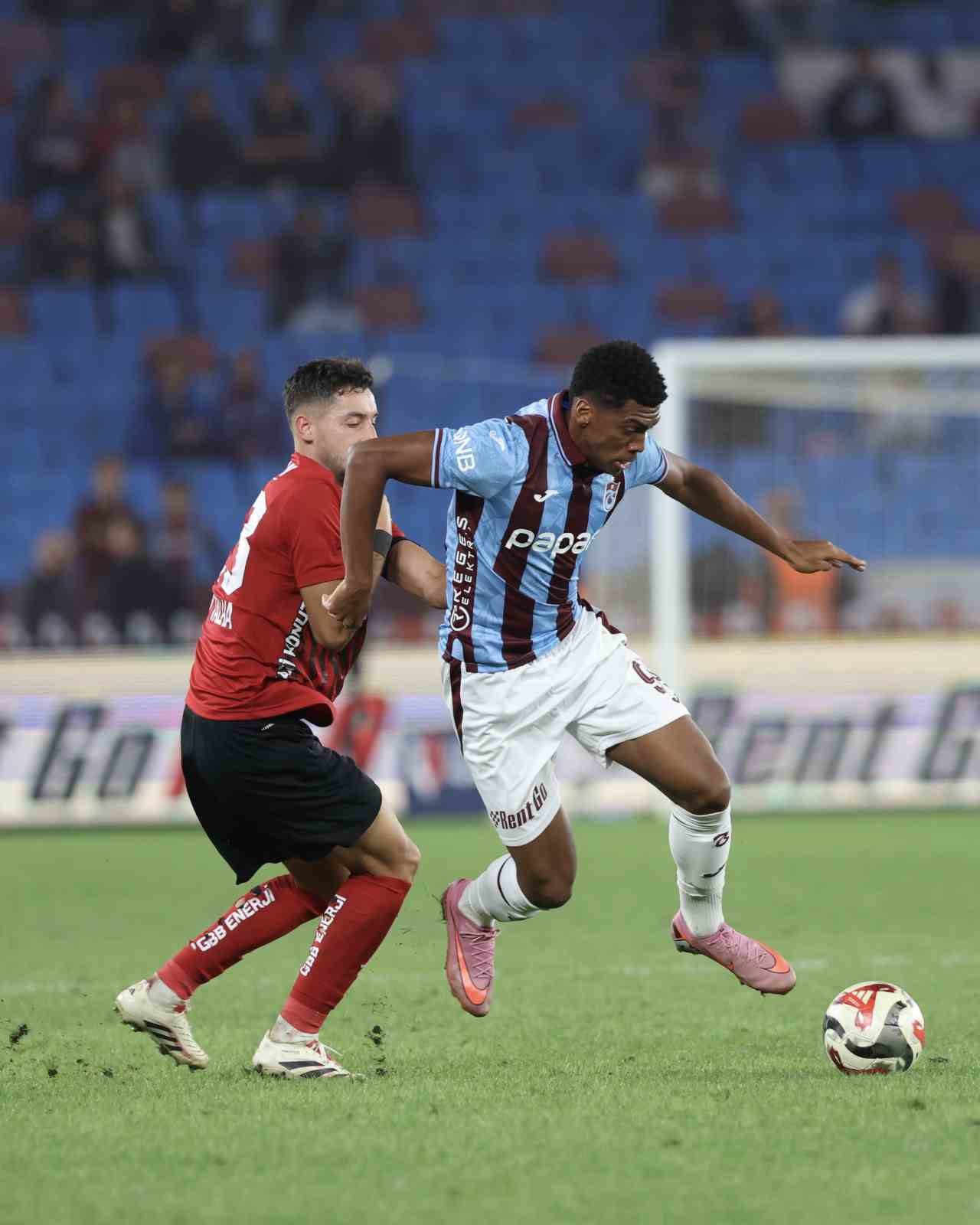 Trendyol Süper Lig: Trabzonspor: 1 - Gaziantep FK: 1 (Maç sonucu)