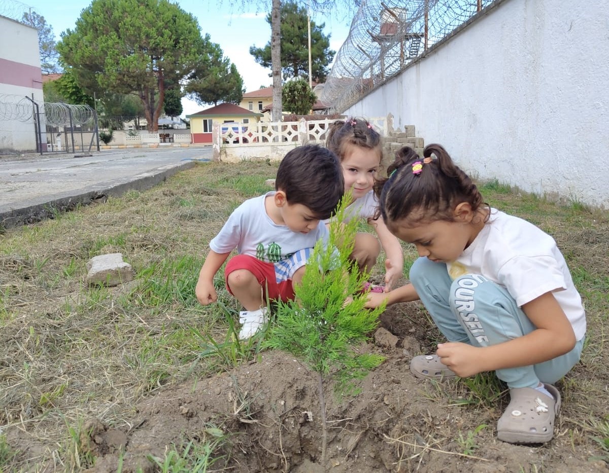 Ordulu miniklerden fidan dikim etkinliği