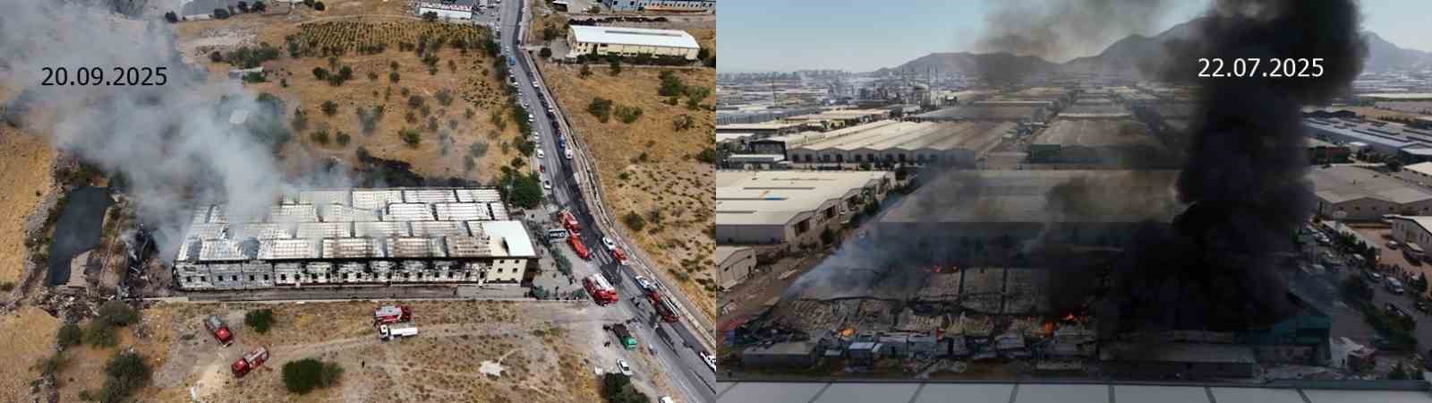 Yangın peşlerini bırakmadı: Aynı mobilya markasının fabrikası 2 ayda 2 kez yandı
