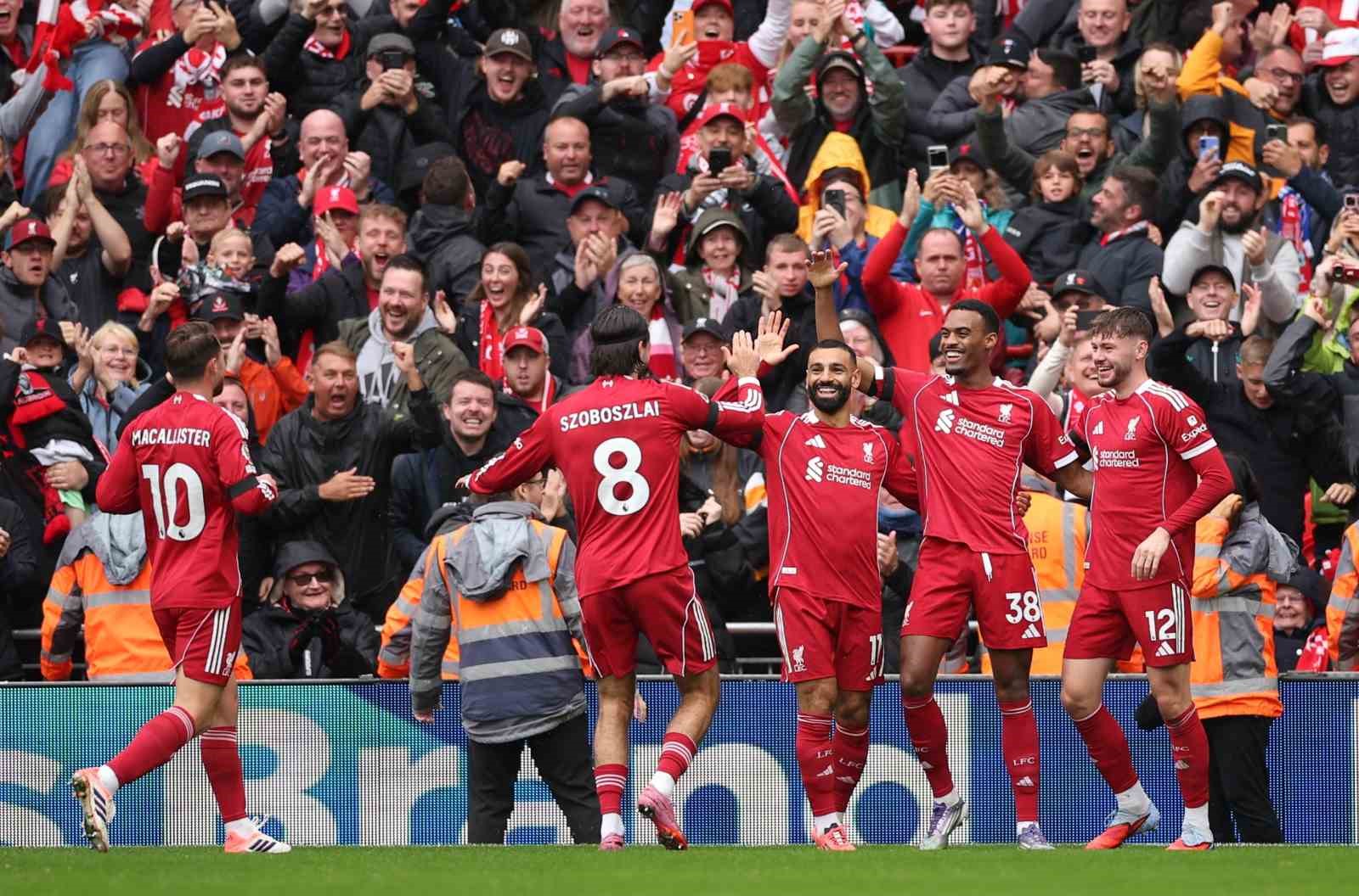 Merseyside derbisinde kazanan Liverpool
