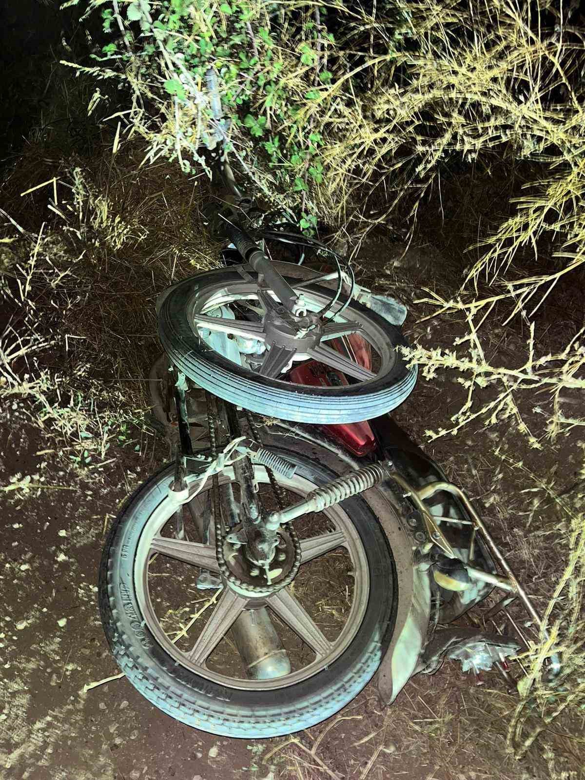 Motosikletiyle domuza çarpan genç hayatını kaybetti
