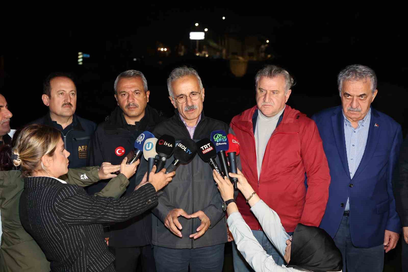 Bakan Uraloğlu: "Yağmur devam ediyor, alınması gereken önlemleri aldık"