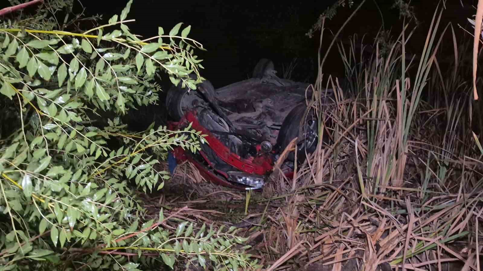 Bartın’da otomobil şarampole uçtu: 3 yaralı