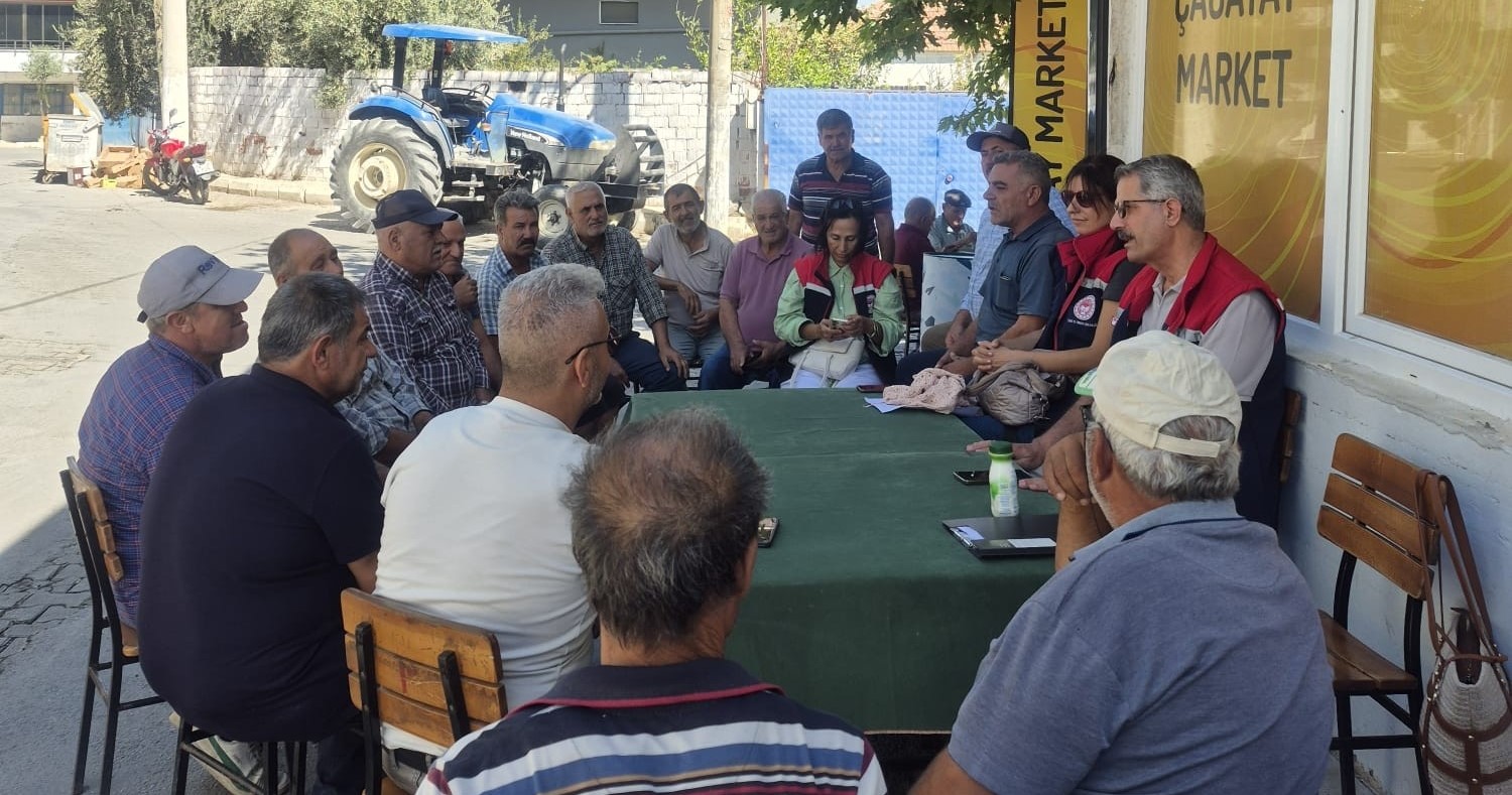 Aydın’da çiftçi bilgilendirme toplantıları sürüyor