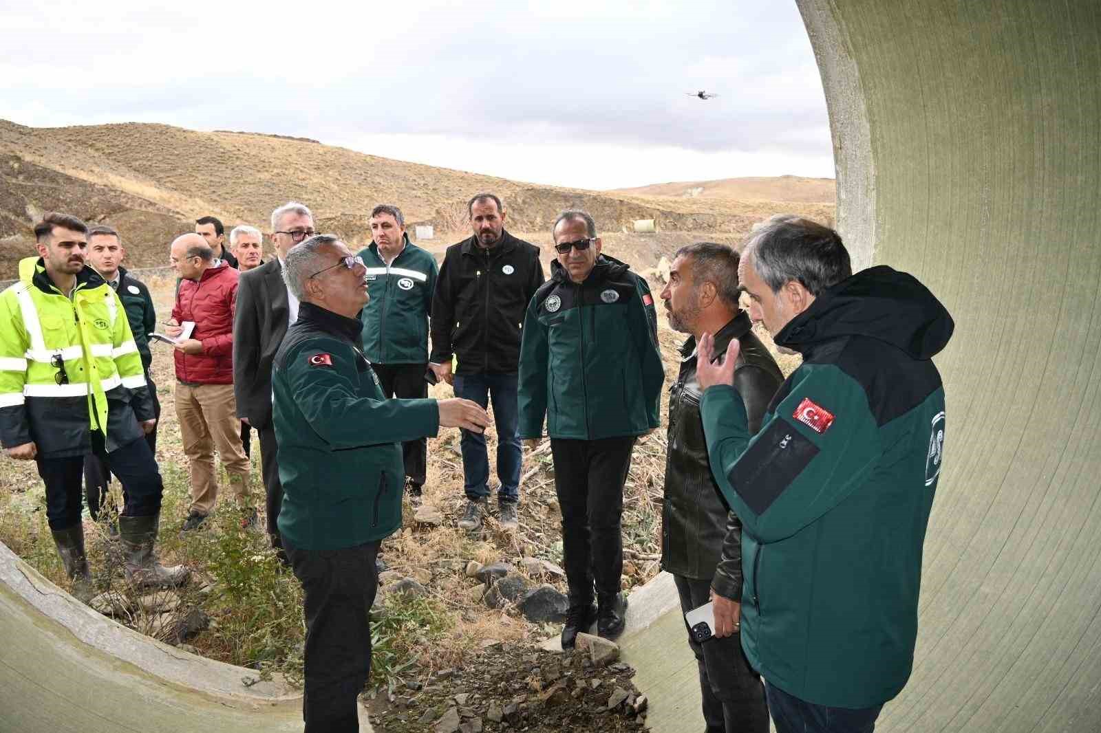 Kars Barajı Sulaması İletim Hattı’nda çalışmalar sürüyor