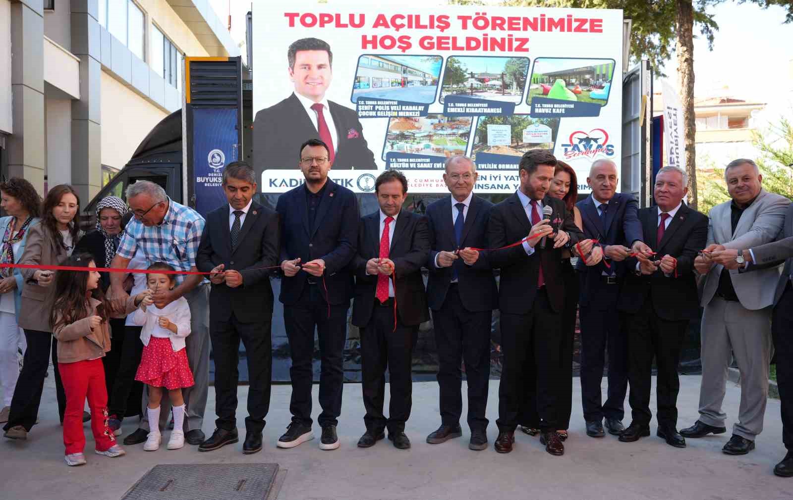 Tavas Belediyesi ‘5’i Bir Yerde’ yatırım projelerinin açılışını gerçekleştirdi