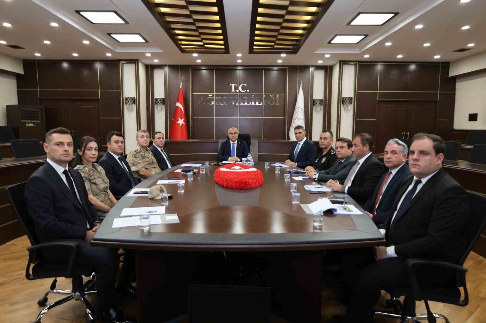 Ağrı’da "Üniversite Güvenlik Koordinasyon" toplantısı yapıldı