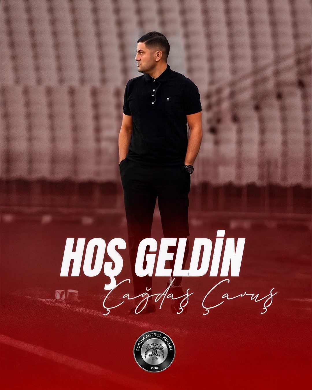 Çorum FK’nin yeni teknik direktörü Çağdaş Çavuş oldu