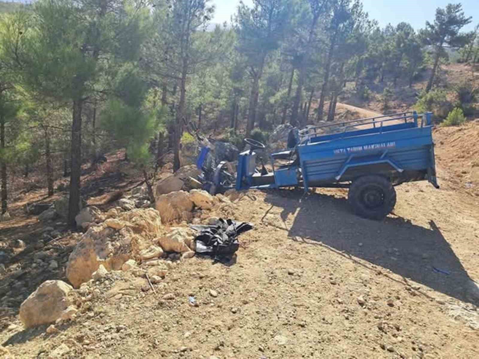 Taktak motoru devrildi, s&uuml;r&uuml;c&uuml; hayatını kaybetti
