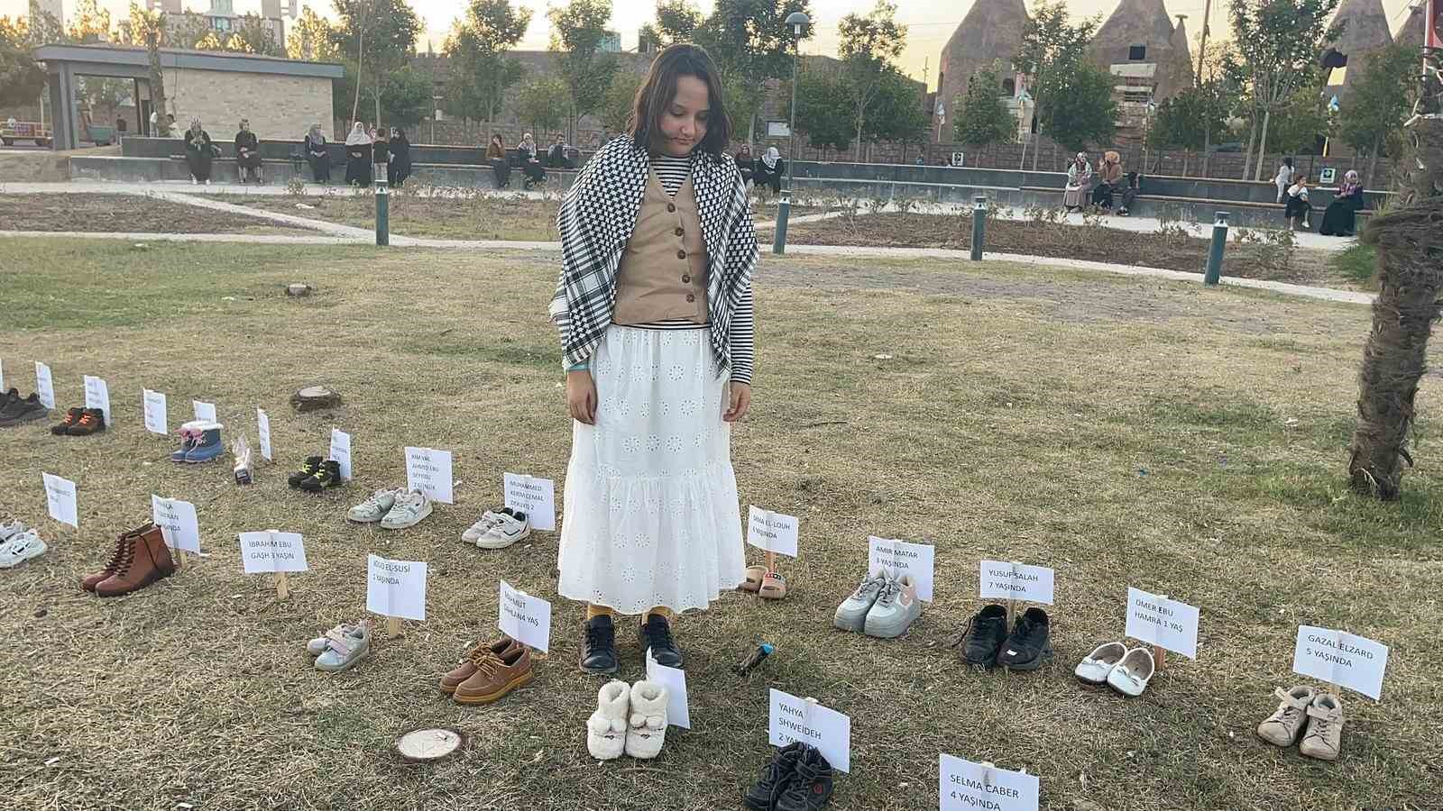 Osmaniye’de, Gazze’de ölen çocukların sessiz çığlıklarına ses olundu